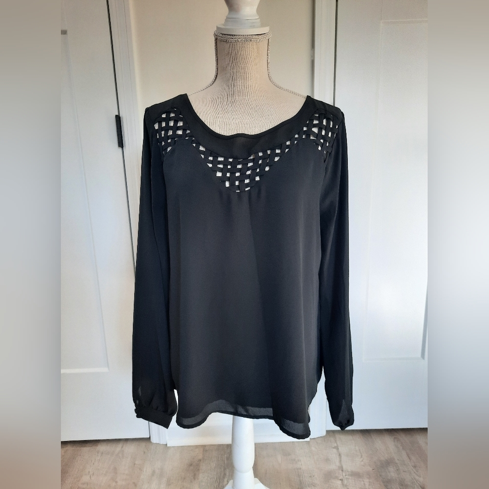 BKE red Blouse Medium